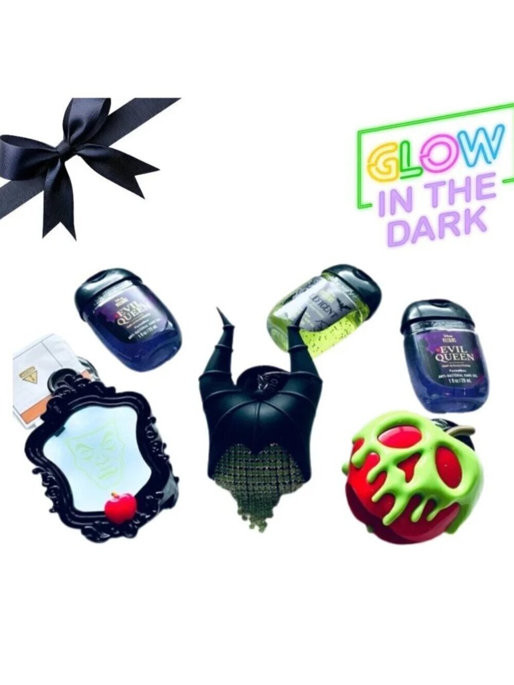 🍎🦇 Bath & Body Works Villains – Evil Queen & Maleficent PocketBac Lot ✨🖤